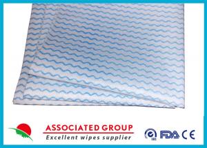  Household Printing Non Woven Cleaning Wipes , Disposable Spunlace Nonwoven Wipes Manufactures