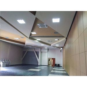  Portable Soundproof Movable Partition Wall with Dupont POM Rollers and Top and Bottom Jack Lifting Manufactures