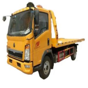  SINOTRUK HOWO 4x2 Right Hand Drive Car Carrier Wrecker Truck 420HP Flatbed Light Duty Recovery Truck For Road Rescue Manufactures