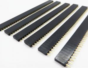  40 pin Female Header  Connector strip Single Row Straight DIP for Automobile Manufactures