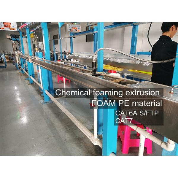 CAT6,CAT6A Cable Making Machinery 200-500 M/Min Line Speed CE ISO Certification