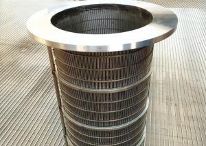  Reverse Flange Wedge Wire Rotary Screen Drum, Filter Element Johnson Wire Screen Manufactures
