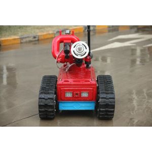 Remote Control Automatic Fire Fighting Robot , Automatic Fire Extinguisher Robot