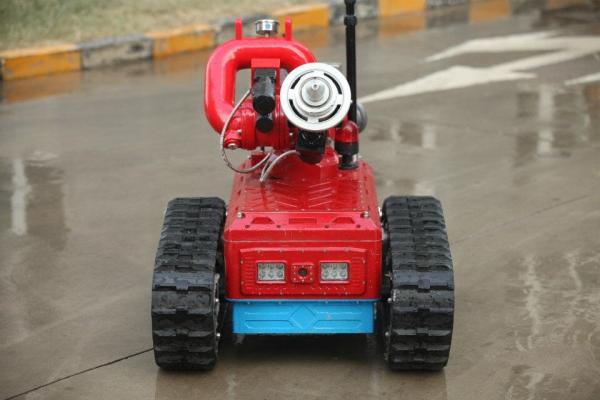 Quality Remote Control Automatic Fire Fighting Robot , Fire Extinguisher Robot for sale