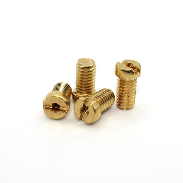 Custom M2 M3 M4 M5 M6 M8 Brass Machine Screw with Flat Head Style and Fast