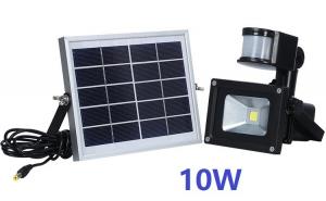 China 10W Solar Motion Sensor LED Flood Lights Outdoor Solar Security Lights for Garden Patio Path Pool Lighting on sale