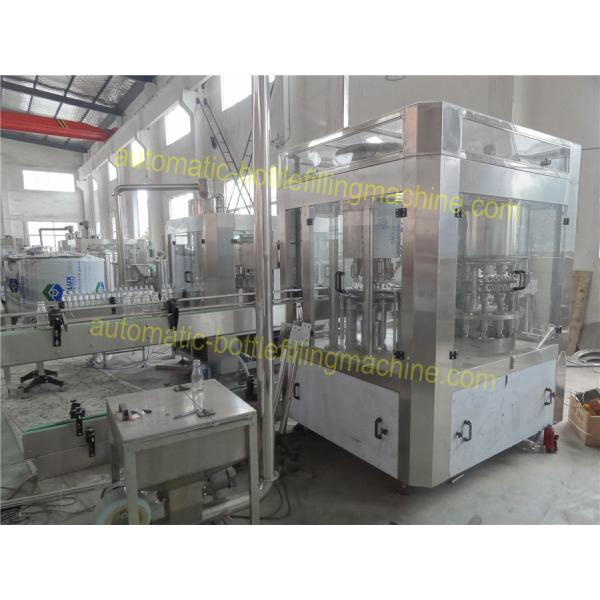 Glass Bottled Automatic Milk Filling Machine CE Approved Vacuum Negative Pressure Filling