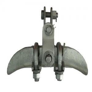 China OEM ADC12 Aluminum Casting Parts Aluminum Suspension Clamp For Power Fittings on sale