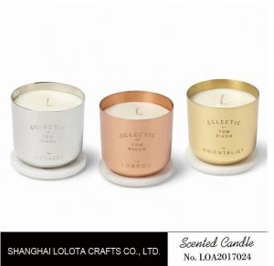  Beautiful Smelling Home Scented Candles In Colorful Metal Bottle With Folding Box Manufactures