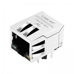 China LPJG4934GENL 2.5Gbit Magnetic RJ45 Jack With Integrated Magnetic Shielded W/LED on sale