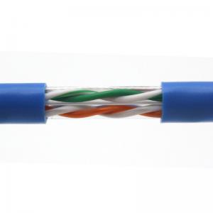  Color coded PE 305m Cat6 Utp Network Cable Indoor Fluke Pass 4pr 23Awg Manufactures