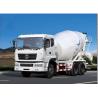 White Concrete Mixer Truck 8m3 10m3 12m3 14m3 Volume For Mixer Concrete for sale