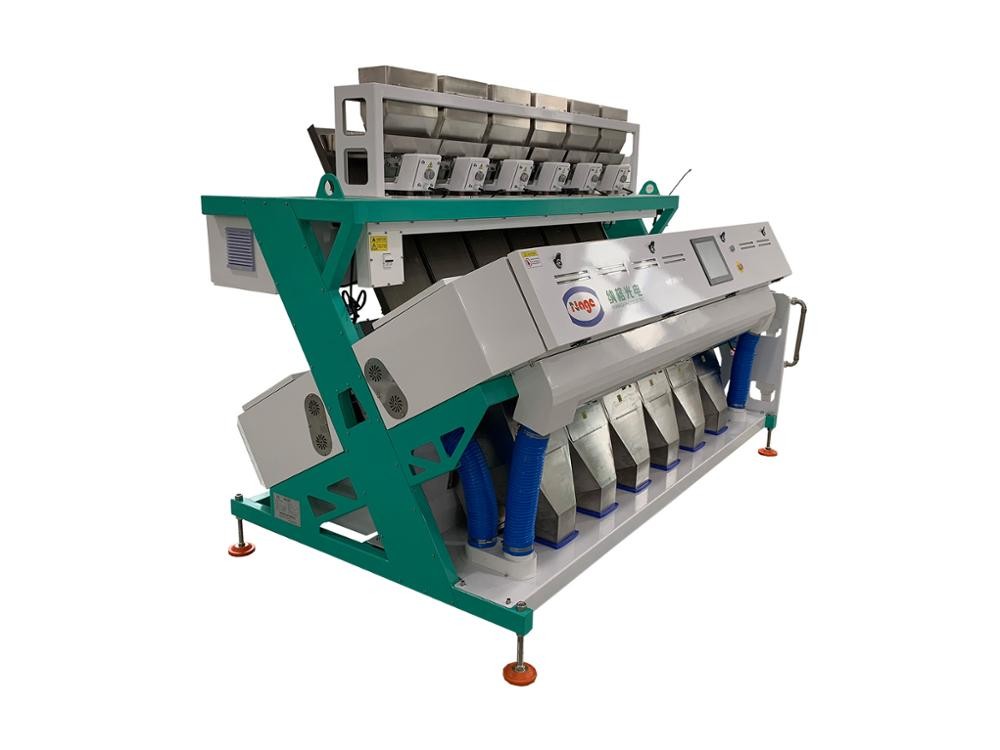 6 Chutes CCD Camera Automatic Colour Sorting Machine Advanced LED Lighting