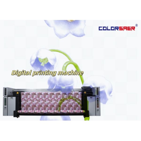 Quality Direct Printing on Polyester and Cotton Printer With 8 pcs Head Professional Print on Roll Fabric Machines for sale