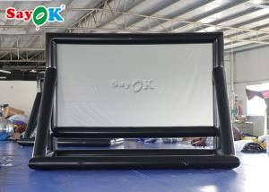  Inflatable Big Screen Mobile Inflatable Movie Screen Rear Projection With Blower Easy To Carry Manufactures