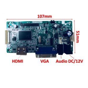 Full HD TFT LCD Controller Board , Universal Lcd Controller Board 14.8mm