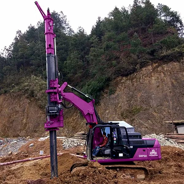 Crawler Rotary Drilling Rig Engineering Construction Foundation Hydraulic Borehole Drilling Machine
