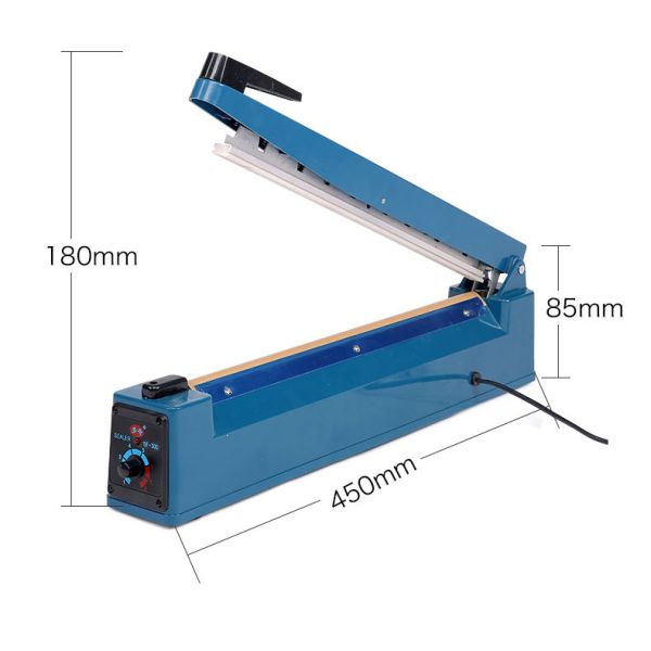 Portable Hand Sealing Packing Machine for Plastic Bag Commodity 300mm Handheld Type