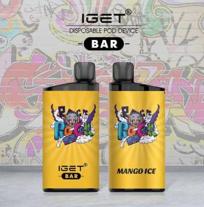  Original Iget Bar 3500 Puffs Disposable Vape Pen Device 13 juice flavors e cigarette In Stock Manufactures