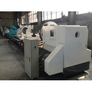 Long Use Time Horizontal Lathe Machine With 1100mm Guide Rail Width 16 Tons