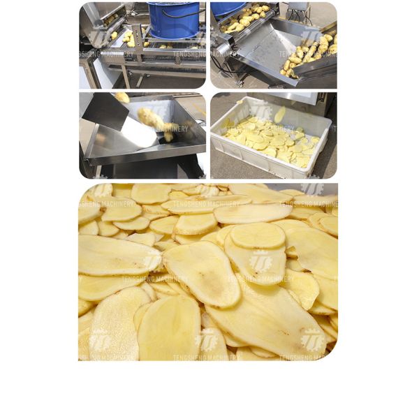 Stainless Steel Fruit And Vegetable Processing Line Potato Picking Hair Roller Bubble Washing Machine