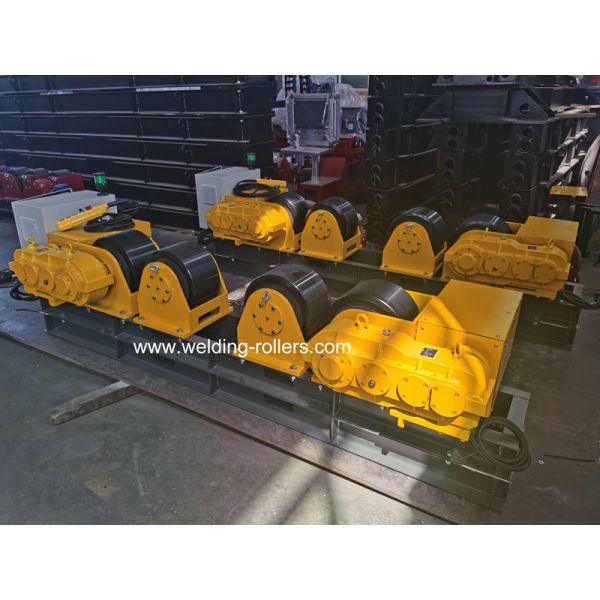 40 Ton Tank Turning Rollers Conventional Pipe Welding For Wind Tower