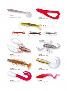  Soft Plastic  fishing lures  Worm Manufactures