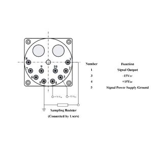 Quartz acceleration sensor for mechanical vibration monitoring with Input Range