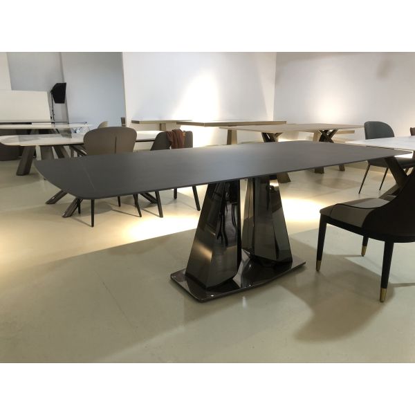 Classic Design Rectangular Shape Artificial Marble Stone Dining Room Sets Luxury Italian Furniture Dining Table