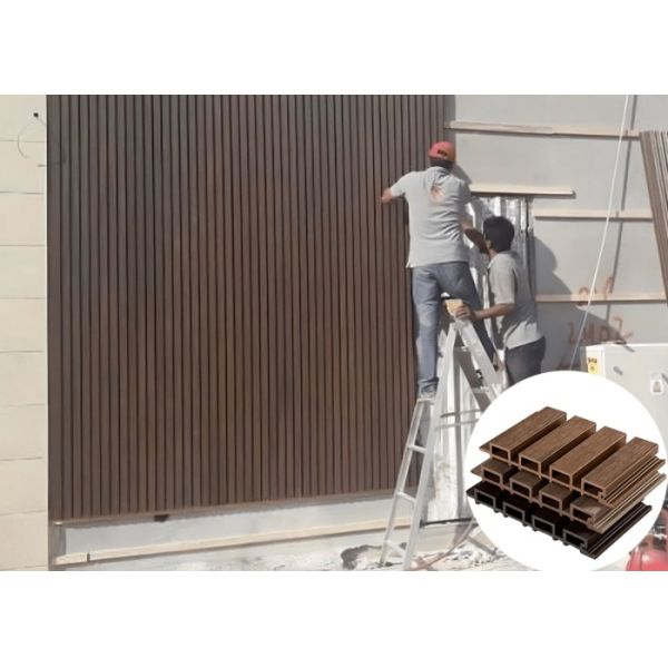 First Gen WPC Wall Panel Moisture Resistant Weather Proof Outdoor Wall Cladding