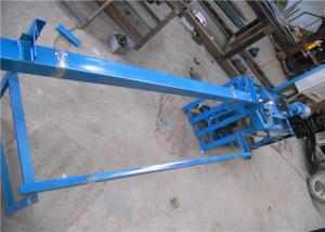  2 Working Step Wire Mesh Conveyor Belt Machine For Deeply Bended Linked String Manufactures