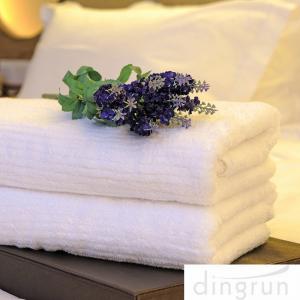  White Color Luxury Pure Cotton Bath Towels Home / Hotel Use Soft Touch Azo Free Manufactures