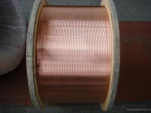 China High Strength 30% CCS CATV Inner Conductor , Copper Clad Steel Wire For Electronic Products on sale