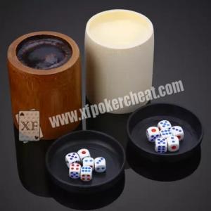  Colorful Gamble Dice / Trick Magic Dice With Radio Wave and Scanning Cup Manufactures