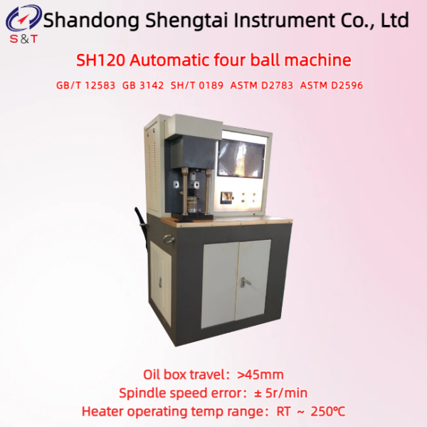 Computer Control Servo Four Ball Friction Testing Machine For Refrigeration Engine Oil ASTM D2783