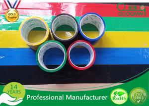  BOPP Film Coloured Packaging Tape , Water Based Acrylic Adhesive Tape Manufactures