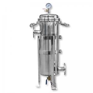 China Sanitary Stainless Steel Micro Filter Housing With 10 20 Cartridge on sale