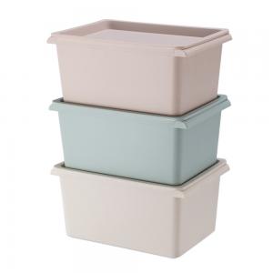  Promotional Stackable Plastic Storage Box With Lid OEM ODM Manufactures