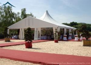 China White Mixed Wedding Reception Tents 10m* 30m Aluminum Tents For Exhibition on sale