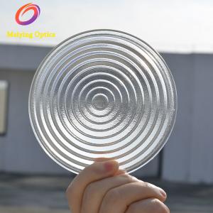 China Dia 112mm High Quality Pressed Optical Borosilicate Glass Overhead Projector Fresnel Lens on sale