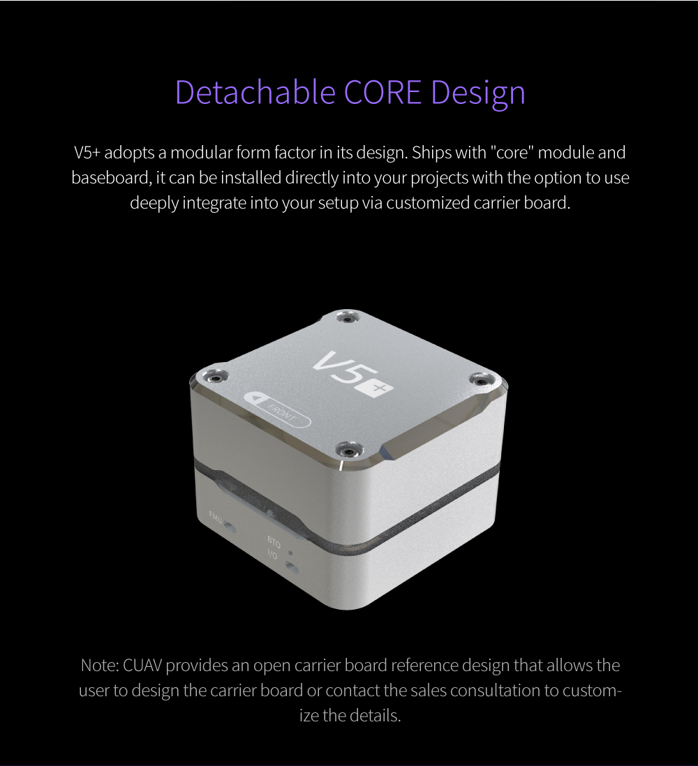 CUAV V5+ Ardupilot Pixhawk 248 Drone Flight Controller Open Source Programmable PX4 For Vtol UAV