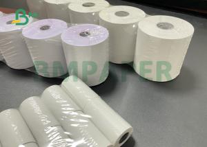 China 58 * 30mm Self Adhesive Thermal Label Jumbo Roll Price Barcode Stickers on sale