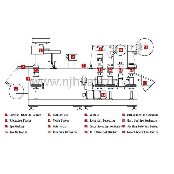 Fully Automatic High Frequency Sealing Bouble Blister Packing Machine