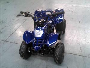  DOT EPA Blue Automatic Kids Mini 50cc Four Wheels Gas Powered Atvs Manufactures