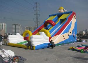China Large Commercial Inflatable Slide, Outdoor Inflatable Slide For Sport Games on sale