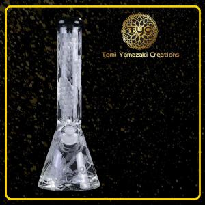  Oem / Odm 10 Triangle Glass Water Pipes Hookah Bongs 14mm Manufactures