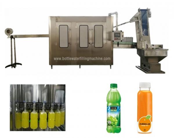 Quality 3000BPH 2000ML 6kw Pet Bottle Juice Filling And Sealing Machine for sale
