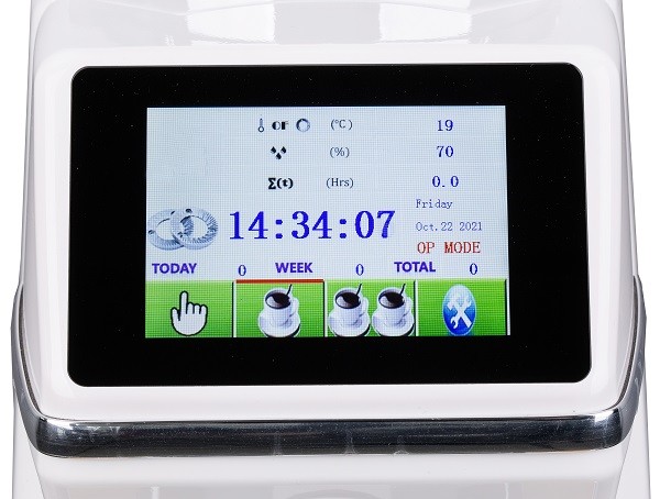 Automatic Touch Screen Coffee Bean Grinding Machine Electric Coffee Burr Grinder