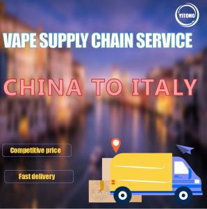  China To Italy Full Delivery Vape Supply Chain Logistics Service High Efficient Manufactures