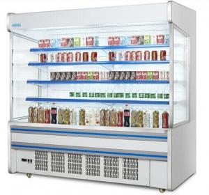  wholesale china made blue ocean supermarket equipment 2 meter remote unit vertical multi-deck open chiller Manufactures